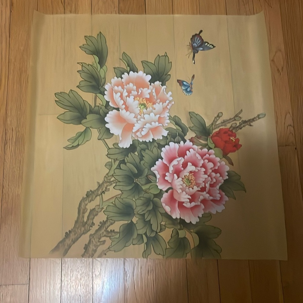 Silk painting art